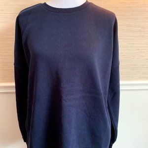 Navy Oversized Sweatshirt w/pockets